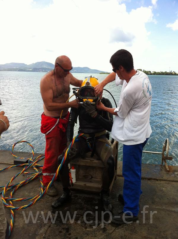 Mesures sous marine de protection cathodique